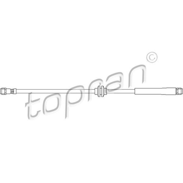 Topran Bremsschlauch Hinten Links Rechts FüR Mercedes-Benz E-Klasse 401 058-image