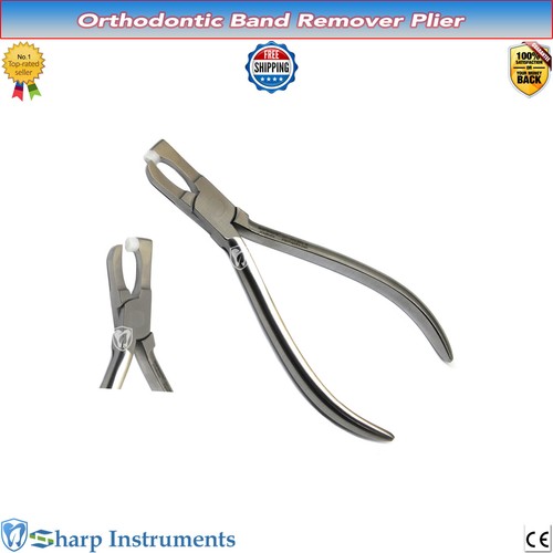 Orthodontic Long Posterior Band Remover Dental Adhesive Bracket Remover Plier - 第 1/4 張圖片