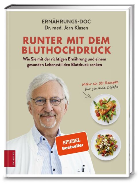 Thumbnail - Runter Mit Dem Bluthochdruck Von Jörn Klasen (2019, Gebundene Ausgabe)