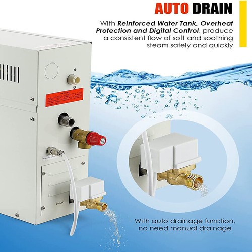 3KW Dampfgenerator Innerhalb von 3m³ Gewerbe für Sauna mit 35-55℃ Automatik 220V - Bild 13 von 23