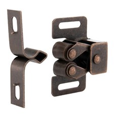 RV Cabinet and Drawer Latch Rubbed Bronze Finish Roller Style Cupboard Catch