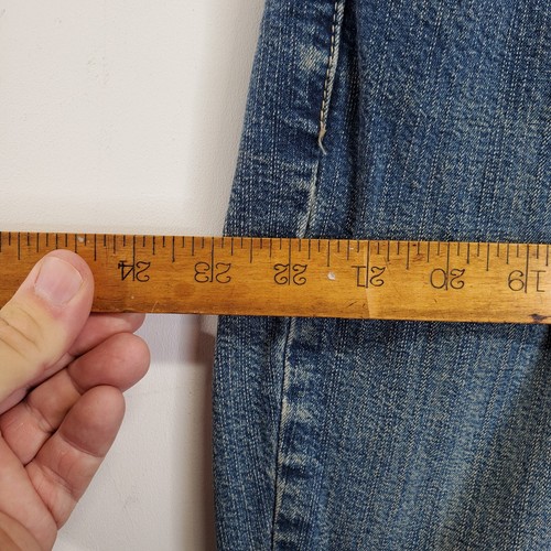 Womens Levi's Classic Relaxed Fit 550 Jeans 22 M Cotton Blue Jeans Medium Wash - Picture 7 of 14