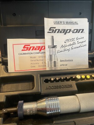 Snap-On Adjustable Limiting Driver, QTS135