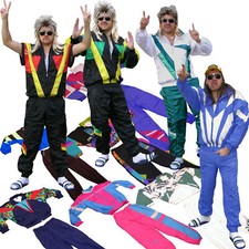 80er Trainingsanzug Sportanzug Karneval Verkleidung Fasching Retro Herren Damen