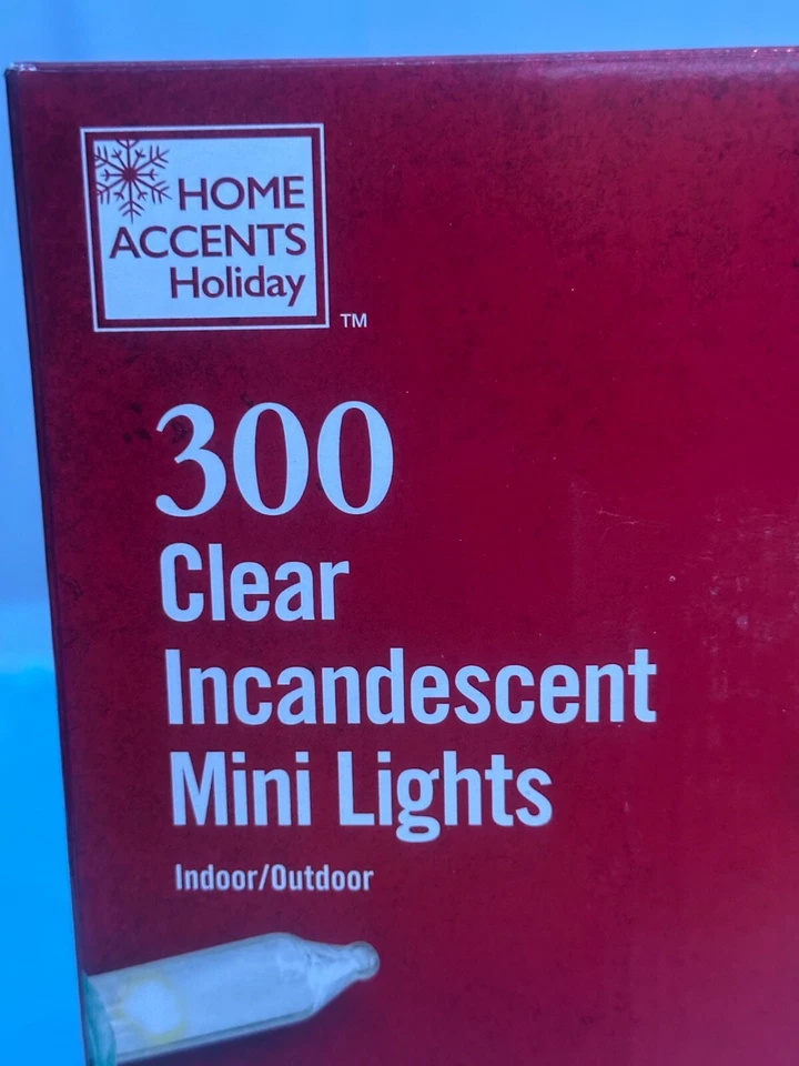 Home Accents Holiday 300L Clear Incandescent Mini Lights - Image 2 of 4