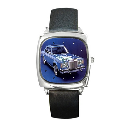 Lincoln Versailles 1980 Poster Repro Square Watch - Lederarmband **Geschenkartikel**
