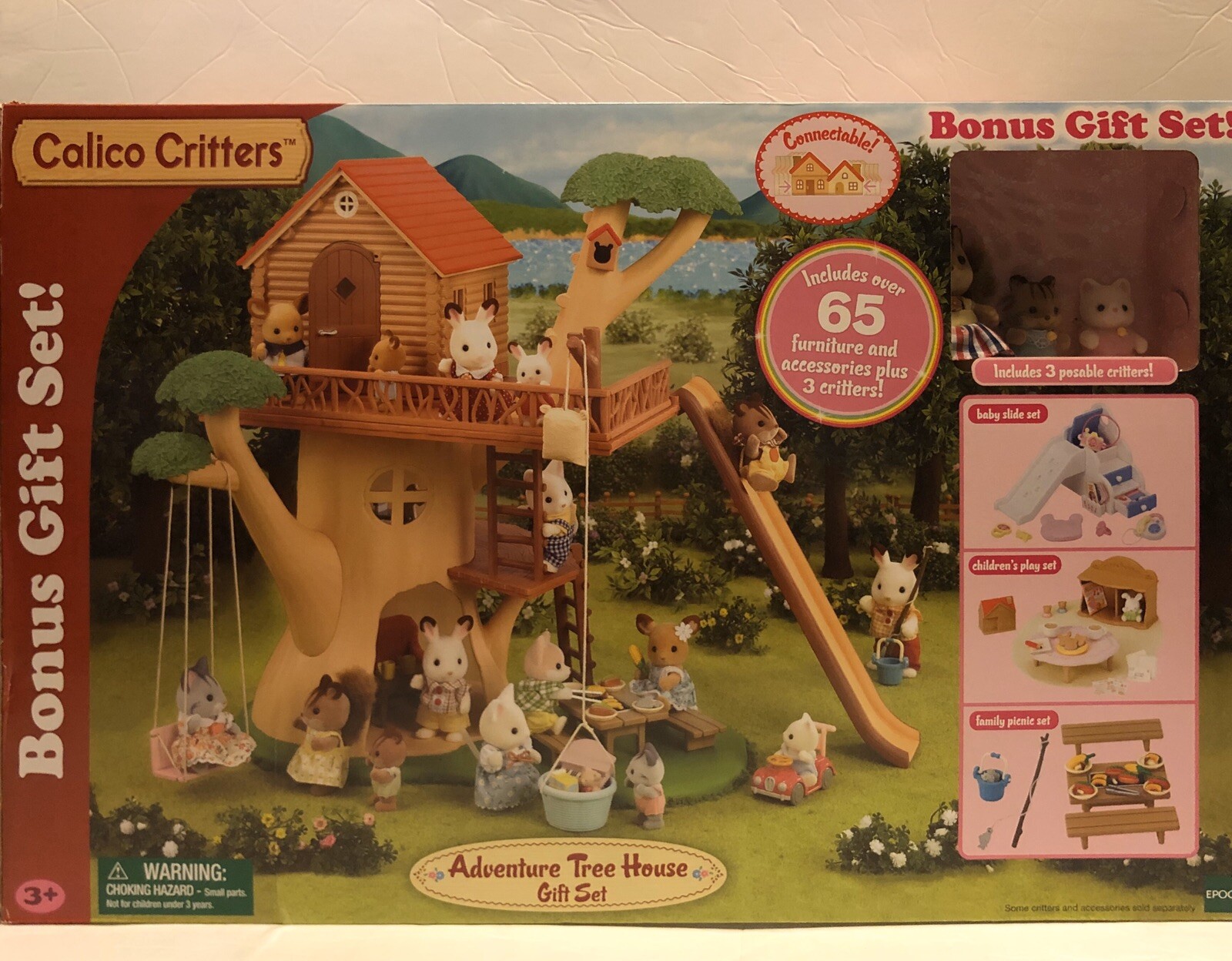 calico critters adventure treehouse gift set