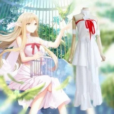 Anime Sword Art Online Cosplay Costume Asuna Yuuki Cosplay Dress Halloween Party