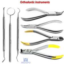 Orthodontics Pliers Tools Procedure Wire Bending and Loop Forming Instruments