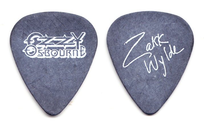Ozzy Osbourne Zakk Wylde Signature Guitar Pick #2 - 1991 Theatre