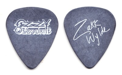 Ozzy Osbourne Zakk Wylde Signature Guitar Pick #2 - 1991 Theatre