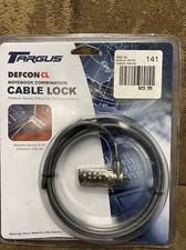 Targus Defcon CL Laptop Cable Lock / PA410U - Brand New