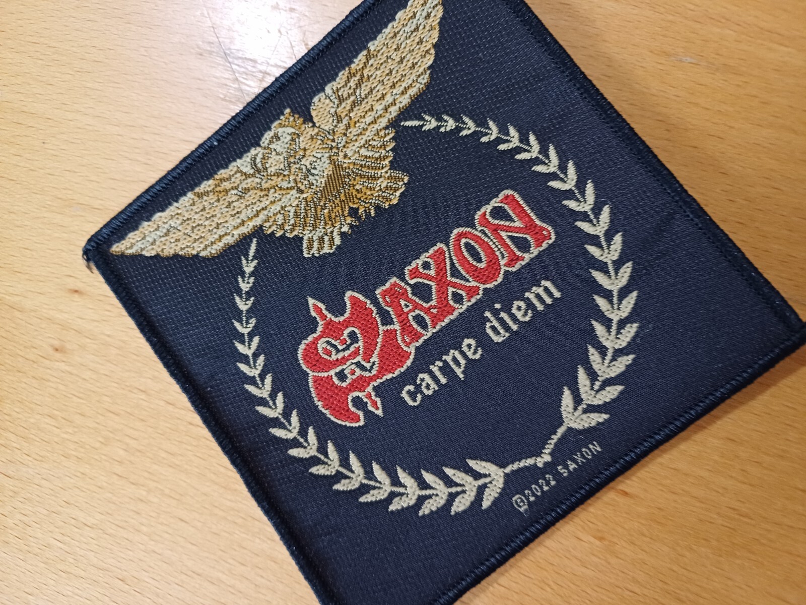 SAXON Aufnäher SACRIFICE Patch 10 X 10 C Heavy Etal