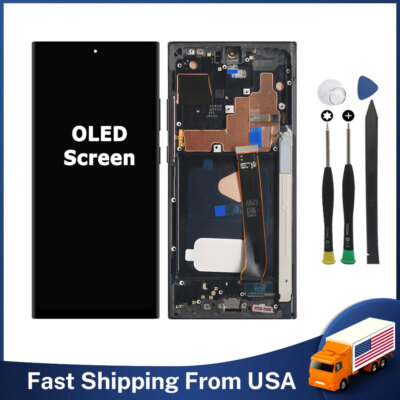 OLED Display LCD Touch Screen Frame For Samsung Note 20 Ultra 5G N986U N986U1