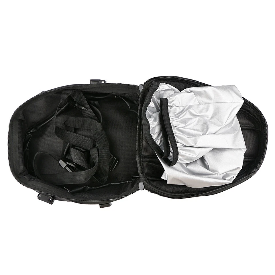 Bolsa de transporte impermeable para el hombro con casco de sillín trasero asiento trasero 10L para motocicleta Foto 4 de 4