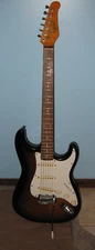Oscar Schmidt OS-300-TS-A Double Cut Electric Guitar. Tobacco Sunburst