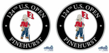 2024 US OPEN Championship Golf Ballmarkers Pinehurst No. 2 Putterboy Black QTY 2