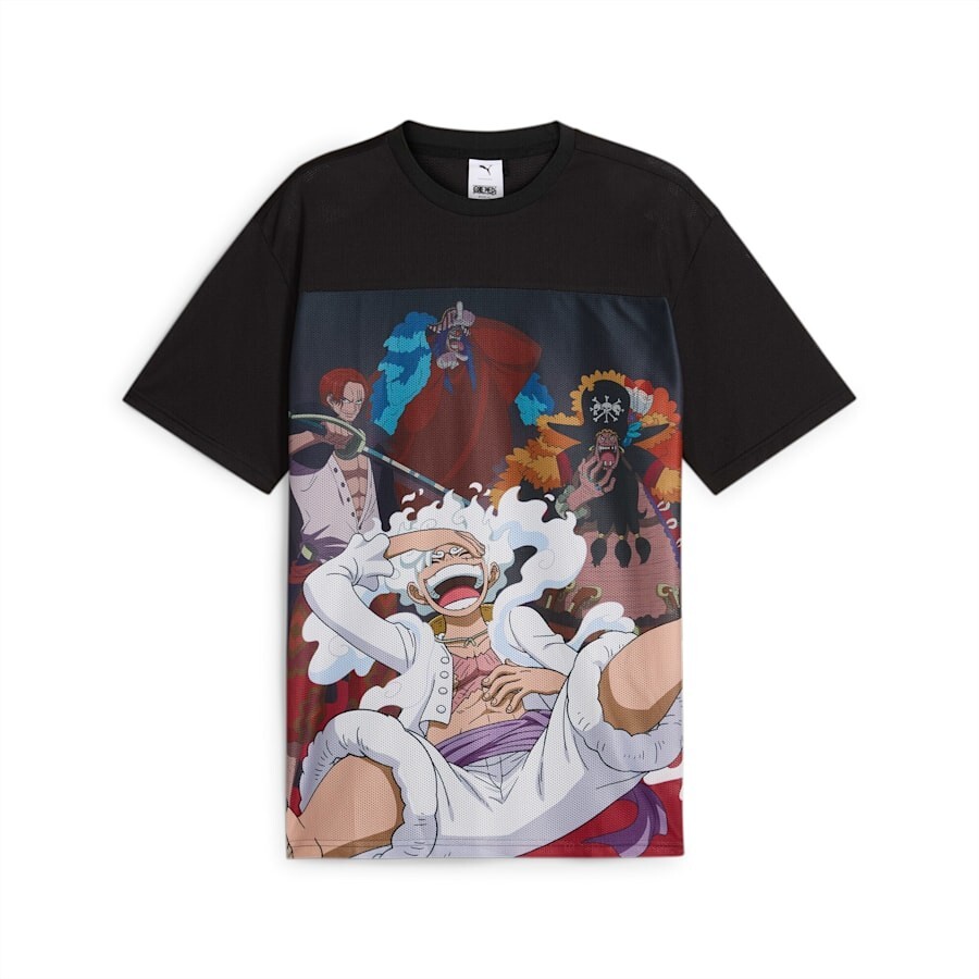 PUMA Unisex PUMA x ONE PIECE AOP T-shirt L Japan Baggy Shanks