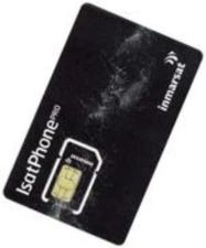 Inmarsat IsatPhone Prepaid SIM card NO minutes
