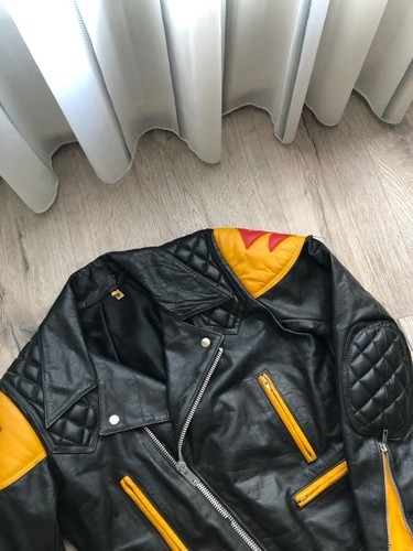 Suzuki Racing 90’s Leather Retro Jacket Vintage - Picture 3 of 17