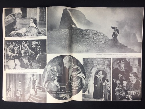 Programa de películas vintage de los años 60 Laurence Olivier presenta Hamlet Playbill - Imagen 8 de 11