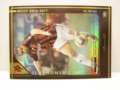 Panini WCCF 2016-17 HOLE Ronaldo Luís Nazário 1976 Brazil No Panini WCCF 2016-17 HOLE Ronaldo Luís Nazário 1976 Brazil No