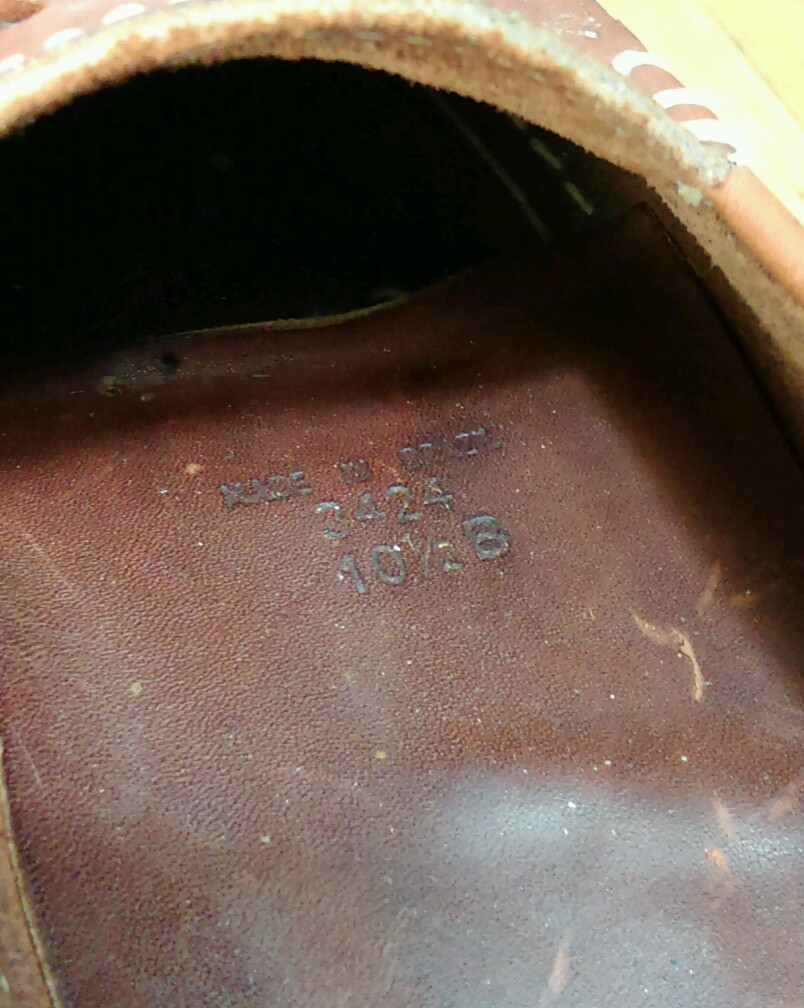 Vtg Abercrombie & Fitch Leather Penny Loafer Slip Fishing  display picture 3
