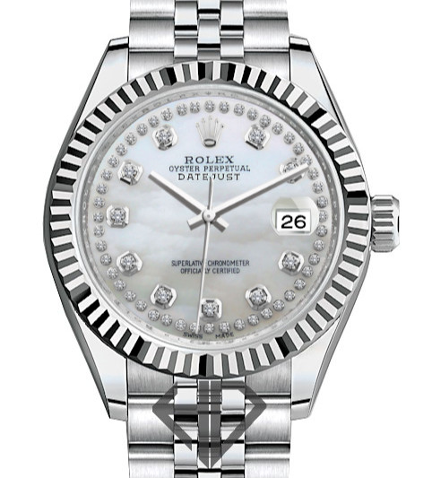 's Rolex Datejust SS Jubilee White