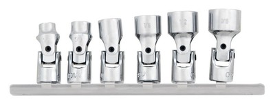 PERFORM TOOL W36980 6Pc 1/4' Dr. Sae Flex Skt