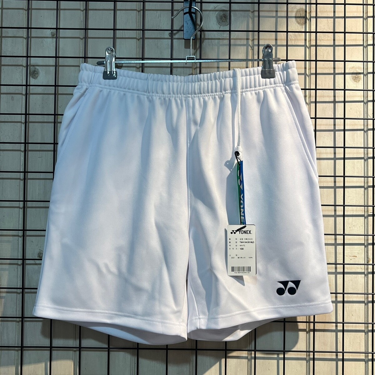 Yonex Unisex Badminton Shorts Sports Pants White [Size:95