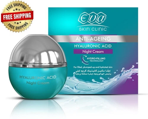 EVA SKIN CLINIC HYALURONIC ACID NIGHT CREAM 45 ML