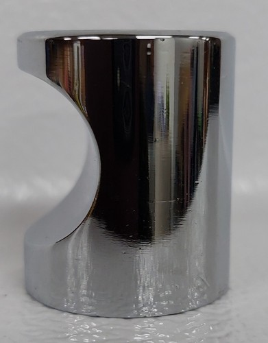 Aluminium Knob Chrome 25mm Dia 6pck - Picture 3 of 4