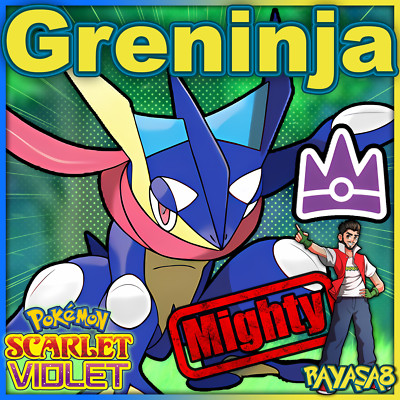 Pokemon Scarlet & Violet  Greninja  6IV Trained Event Best Stats Home