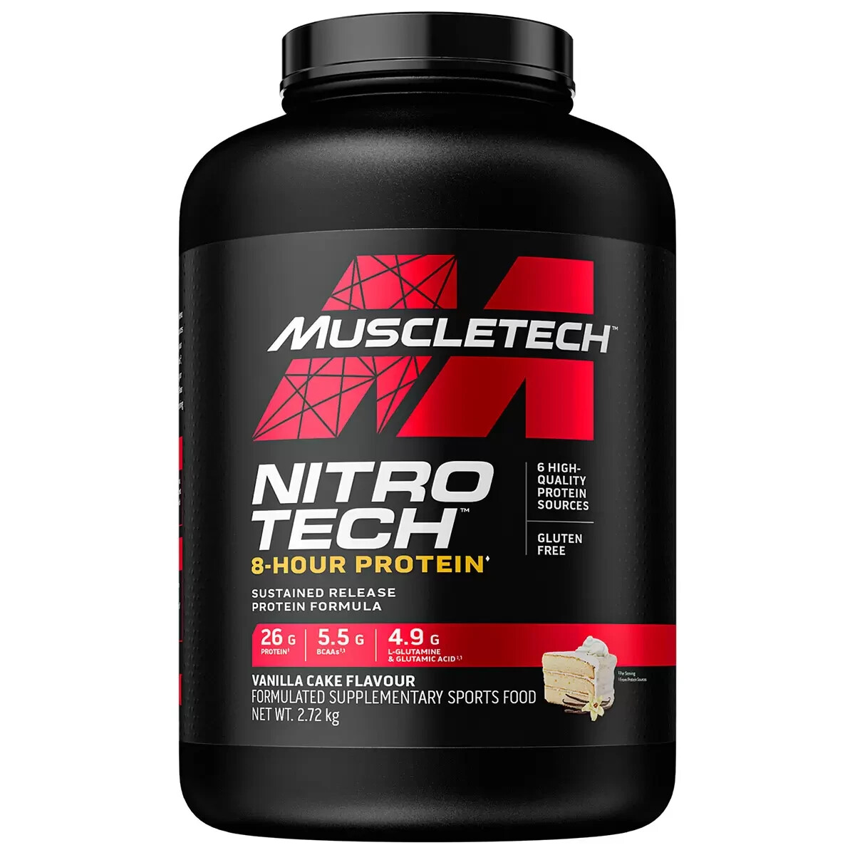 MuscleTech NitroTech Post Workout Hour Protein Vanilla Cake Flavour