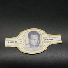 Vintage ARCHIE MOORE Guido Gezelle Boxing Tobacco Cigar Band