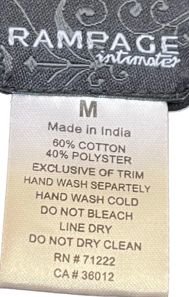 Rampage 睡眠衬衫 尺寸 Med 黑色 图形 T 恤 银色 心形 粉色 Love Love — 第 4/4 张图片