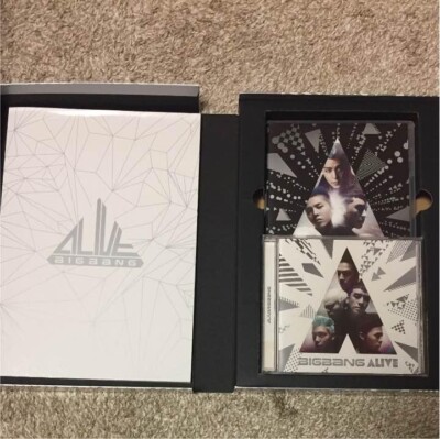 BIGBANG ALIVE CD+2DVD+58P PHOTO BOOK Limited Edition USED
