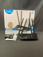 Cudy LT400 Black Wireless AC1200 High Speed 4G LTE Cat 6 Wi-Fi Router