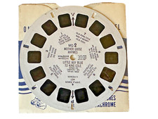 SAWYER'S VIEW-MASTER REEL MG-2 MOTHER GOOSE RHYMES WITH SLEEVE 195O