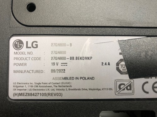 LG 27GN800 FIXING ATTACHMENT FOR STAND - Picture 2 of 2