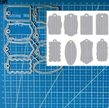 Metal Cutting Dies Tag Scrapbooking Album Embossing Stencils Paper Card Crafts