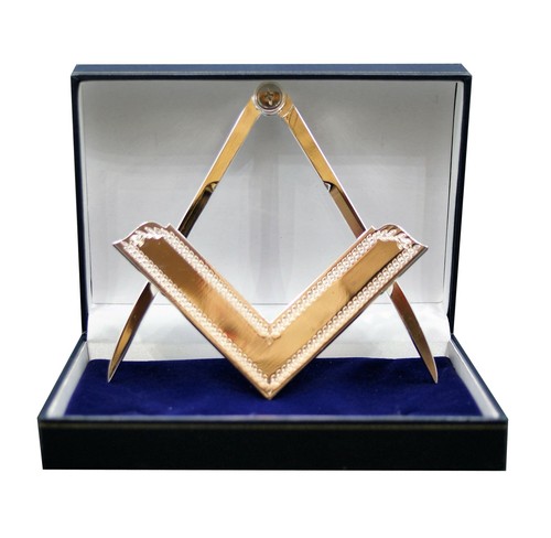Freemasons Masonic Square and Compass Set gold or silver (full lodge size) - Picture 7 of 7