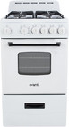 Gas Range Oven, Compact Freestanding Design, 4 Sealed Burners with Electronic Ig
