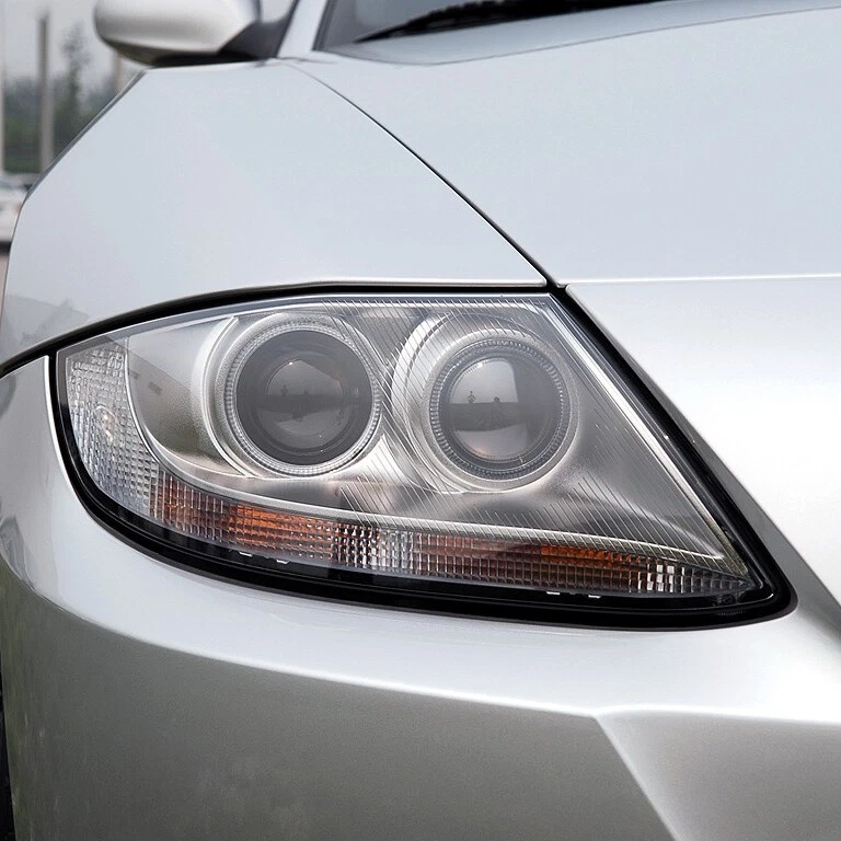 Par de faros izquierdo y derecho cubierta luz lámpara lente transparente para BMW Z4 E85 2003-2008 Foto 2 de 4