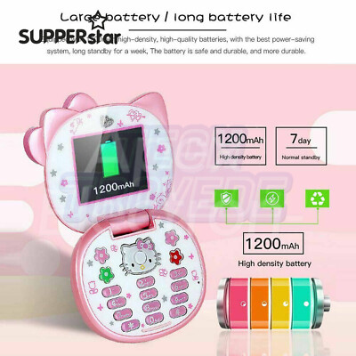 Unlocked Kitty K688 Flip Cute Lovely Small Mini Phone For Girls Women kids ASS