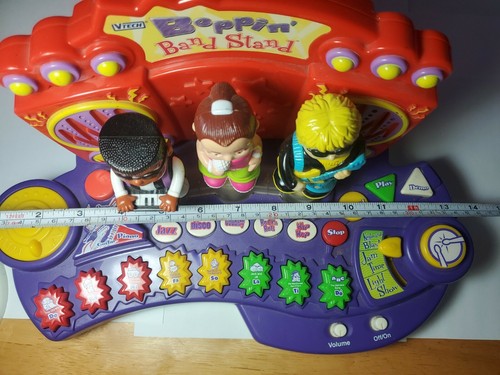 Vtech Record and Play Smart Learning Boppin' Band Stand Toy Rare Vintage - Picture 6 of 6