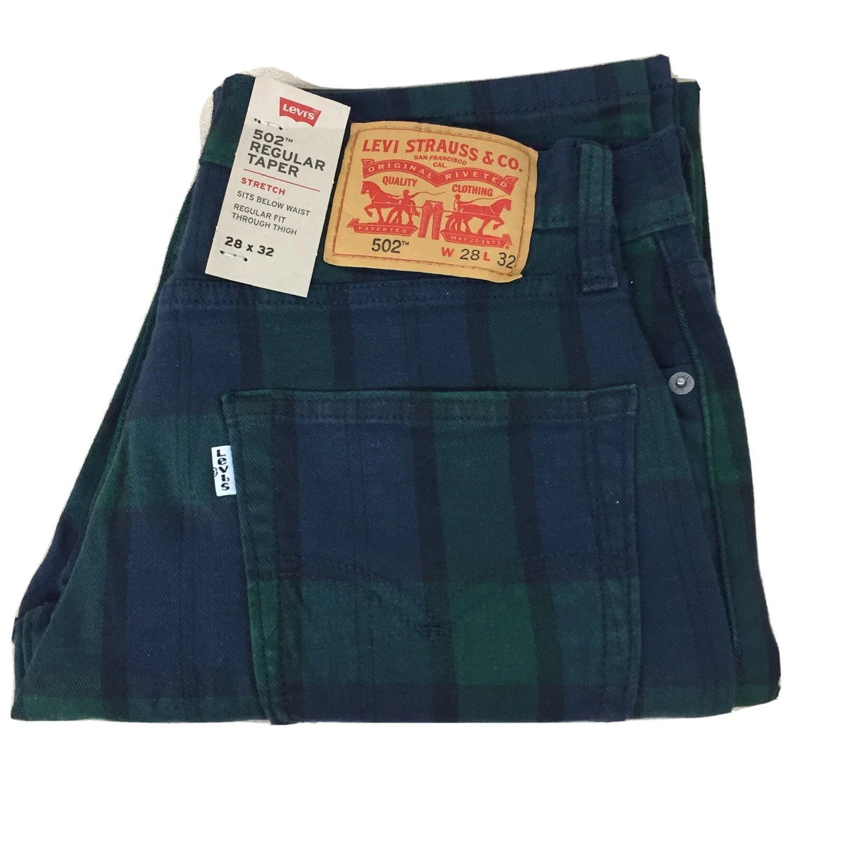Levis checkered hotsell jeans