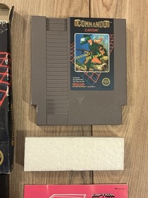 Commando (Nintendo NES, 1986) 5-Screw w/ Hangtab CIB Complete Tested Works