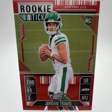 Panini Contenders Optic Rookie Ticket Jordan Travis #80 Red Prizm /199