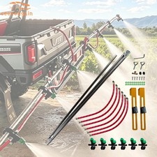6 Nozzle For ATV/UTV Sprayer Boom Kit 122" Foldable Boom Sprayer Stainless Steel